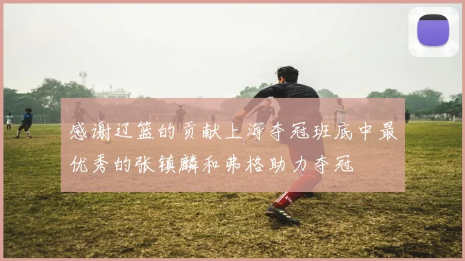 感谢辽篮的贡献上海夺冠班底中最优秀的张镇麟和弗格助力夺冠